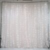 White Sheer Organza & White Led Lights Photography Backdrop - 18Ftx9Ft