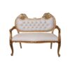 Love Seat Throne Chair (White)