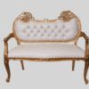 Love Seat Throne Chair (White)